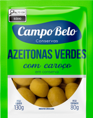 AZEITONA VERDE C/C CAMPO BELO SH 80G