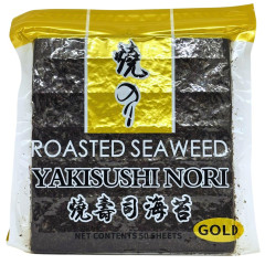 ALGA NORI C50 FOLHAS GOLD YAKISUSHINORI