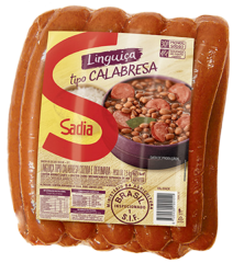 LINGUIÇA CALABRESA SADIA PCT 2,5KG