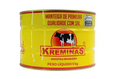 MANTEIGA KREMINAS C/SAL LATA 5KG