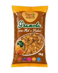 GRANOLA C/MEL E FRUTA SABOR DA TERRA 1KG