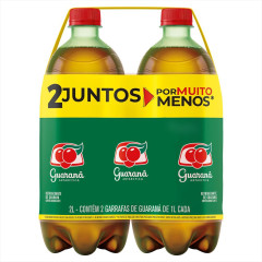 REFRIGERANTE GUARANA ANTARTICA PET 1L PACK C/2 UND