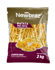BATATA CONG CORTE FINO NEWBRAZ 2KG
